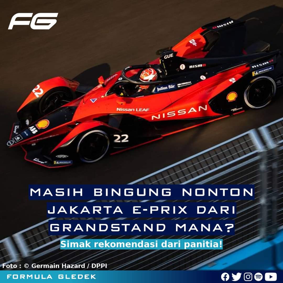 Jakarta E-Prix tinggal 2 minggu tapi masih bingung mau nonton dimana? 😱 Bisa dilihat nih rekomendasi posisi grandstand dari panitia!

#FormulaE #ABBFormulaE #JakartaEPrix #FormulaEJakarta @Jakartaeprix