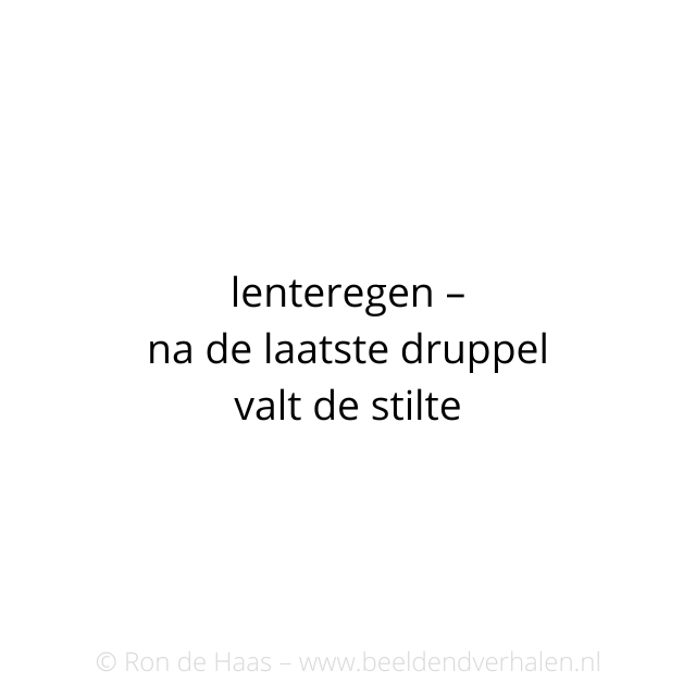 BeeldendVerhal1's tweet photo. #beeldendverhalen #lente #regen #druppel #stilte #haiku #俳句 #ロン #川柳 https://t.co/WcBVEgLGgB