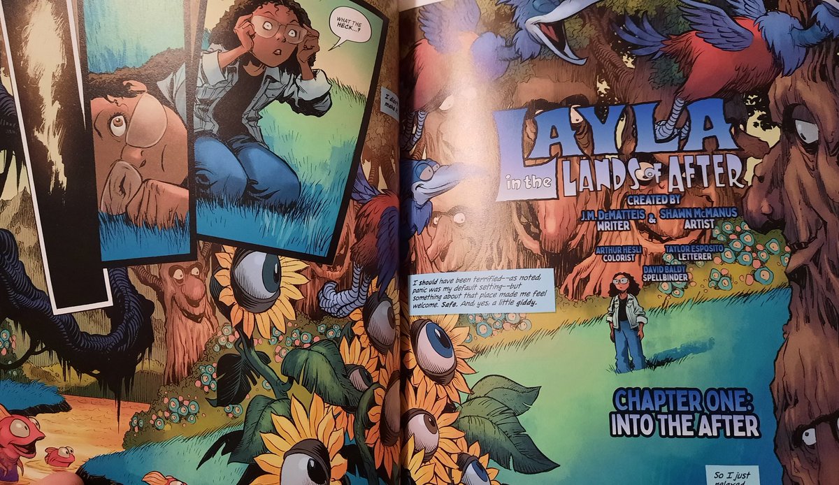sarebstare's tweet photo. Bravo @JMDeMatteis & @spellboundcomic on the DeMultiverse! I've finished all 4 issues and cast my vote! I enjoyed them all!
#LaylaAndTheLandsOfAfter
#Anyman
#Godsend
#Wisdom
https://t.co/TLvcmIgBEG https://t.co/yD0yDvbXys