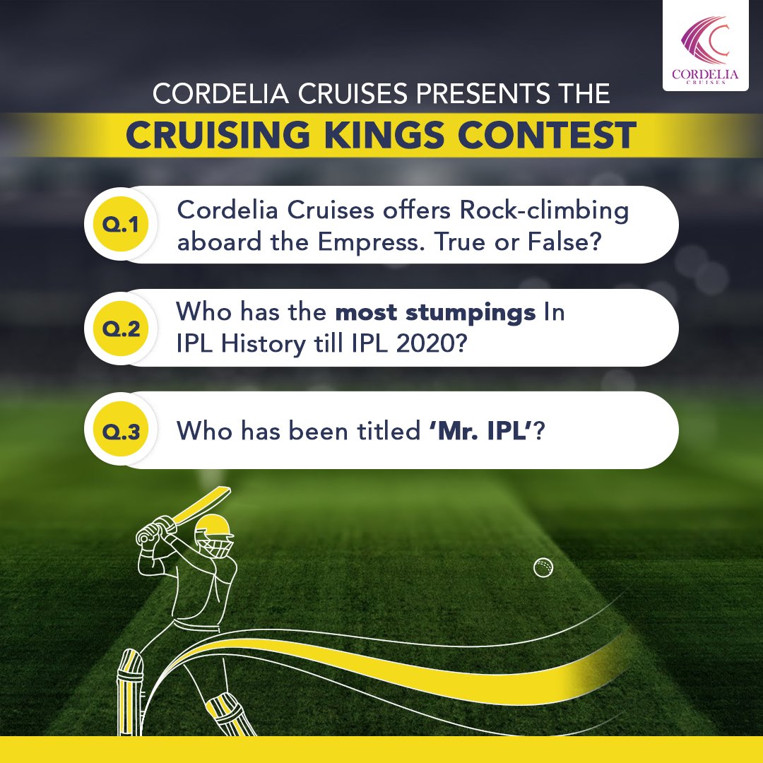 It's time for round 10 of our #CrusingKingsContest giveaway! All you have got to do to win a cruise vacation for 2 from Chennai is answer 3 simple questions!* Get answering now! ( Participation is open for the next 24 hours )
