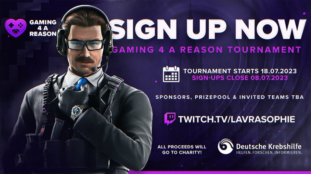 Still no information on T2/T3? You wanna play against EUL Teams? No problem, we got you!
Become a part of the Charity Event #G4AR ! 
Limited Spaces! More info TBA! 🔥

Sign up here: ebattle.gg/turnier/897_Ga…