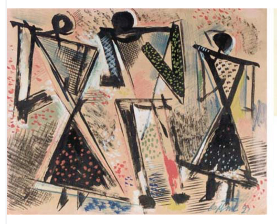 avadesordre's tweet photo. #scritturebrevi #scrivoarte 

#AccaddeOggi nel 1958 muore l’artista russa #VarvaraStepanova esponente delle avanguardie, in particolare del costruttivismo 

Three Figures, 1921 https://t.co/snRnmIuwfP