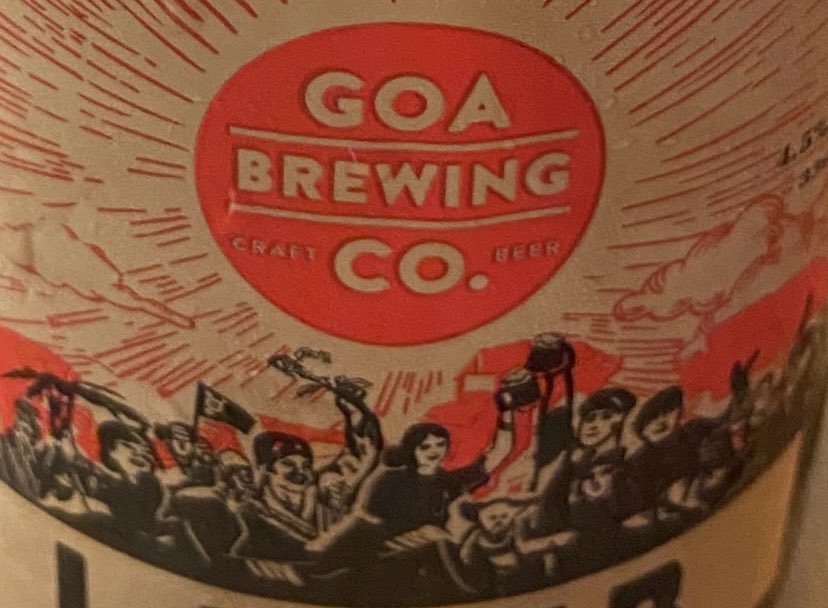 brishtirnuri's tweet photo. #ThinkGlobalDrinkLocal 
People’s Lager is a local brew but the global part of my hashtag comes from the label where one can see something like a proletarian uprising. Watch this space till I get more information about this brand. https://t.co/vWjoCLIeMD