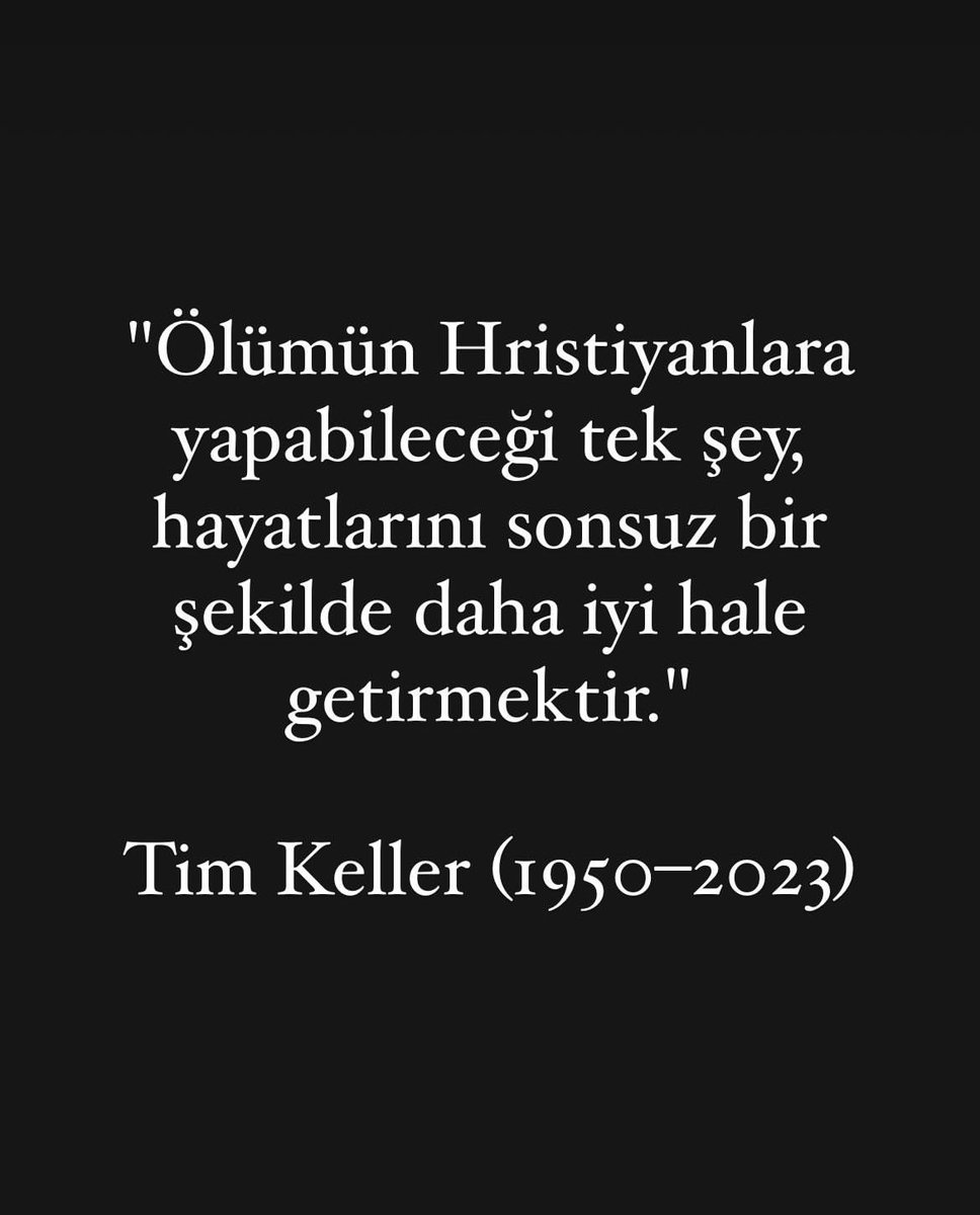 TurkPastor's tweet image. Rip… #TimKeller