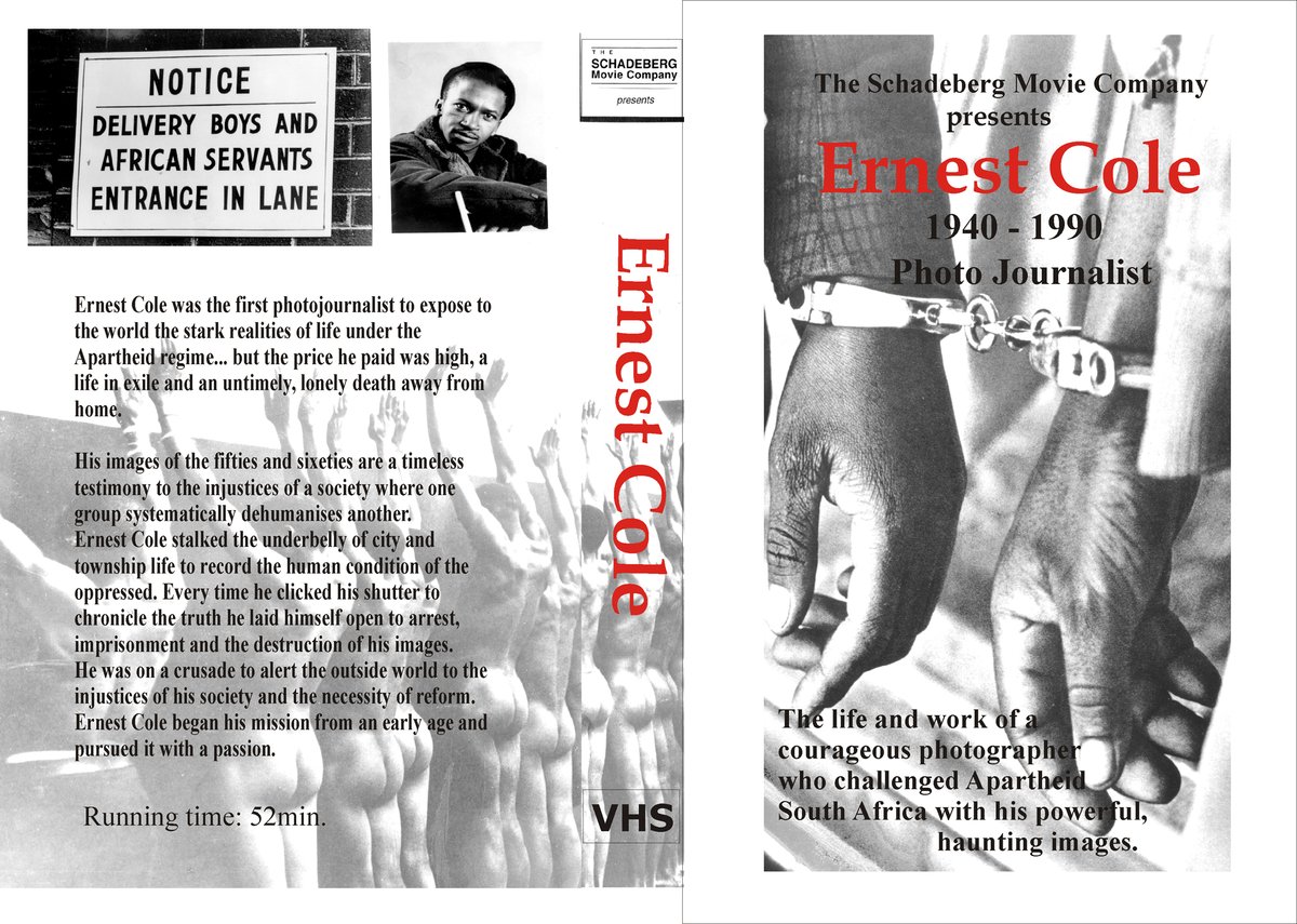 schadebe's tweet photo. @rebeccaarubin 
A documentary about Ernest Cole made by Claudia &amp; Jurgen Schadeberg in 1999 https://t.co/yt2B513eW9