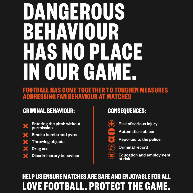 LFC's tweet photo. As the 2022-23 season nears its conclusion, we are continuing to support an all-football approach to ensure that every fan feels safe attending matches.