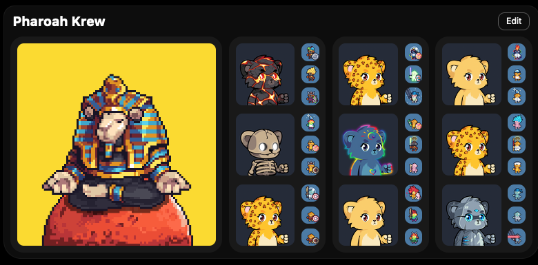 Cosmic_xtc's tweet photo. New Super Krew UI - Pharaoh Krew ๐ฅ
@keung #KzG #Kubz #Superkrew https://t.co/d7rgB41xk4