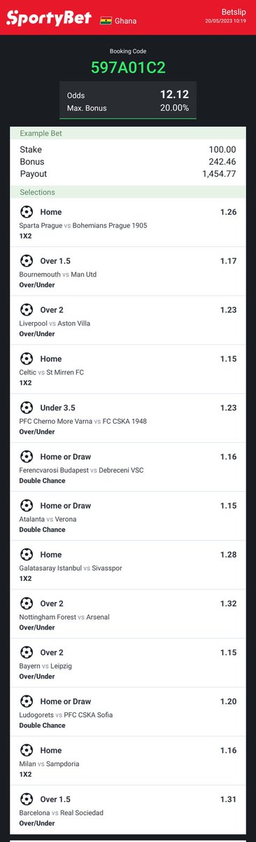 GioPredictor's tweet photo. Ghs 200 Giveaway
Sportybet Code: 597A01C2
Total Odds: 15+
Like โฅ๏ธ Retweet with #giopredictor & Drop MOMO
๐ Join Telegram Channel for more games
๐ https://t.co/QIyvM3gYPe
Tags: King Nasir Ghost Legon Range Rover Evans Mensah Lyrical Joe https://t.co/xoLlgmbLYs