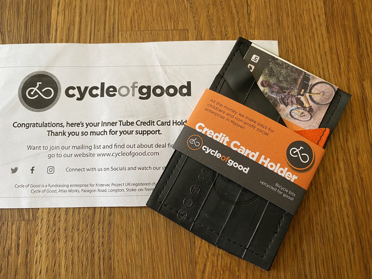 parker_64's tweet photo. Thanks to @CycleOfGoodUK for the recycled prize! First ever win and no scam! #cycleofgood https://t.co/g5Z01LgOAn