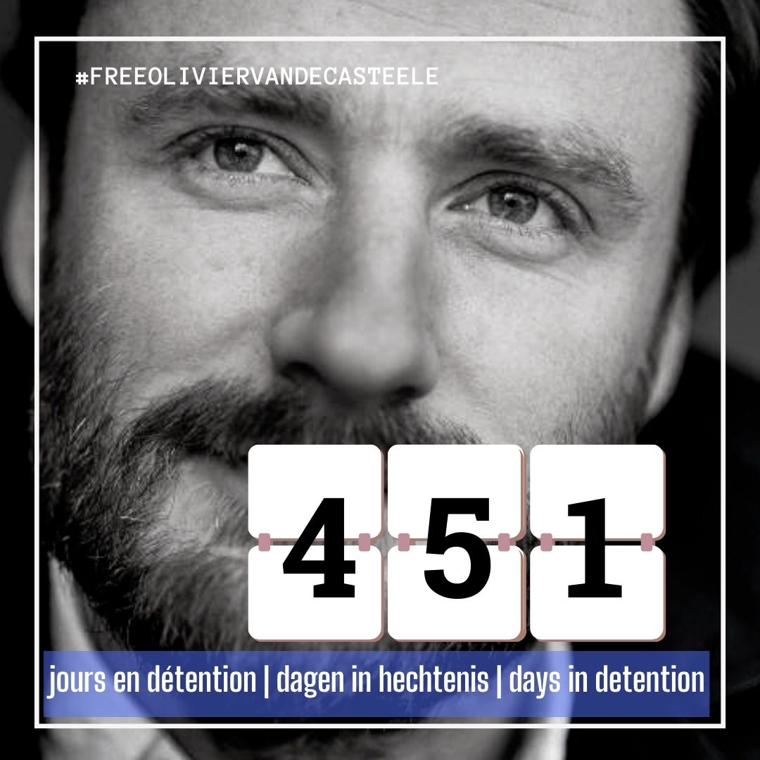 FreeOlivierVDC's tweet photo. 😢 Every day is a day too many you are missed 💔 #451days of wrongful detention for Olivier 😢 HELP #FreeOlivierVandecasteele &amp; #BringOlivierHome ✍️ Write a letter, share the petition for his immediate release 👉 https://t.co/9tfmvJbSBU #ThankYou #NotATarget #OlivierVandecasteele https://t.co/8Y11HcsQtC
