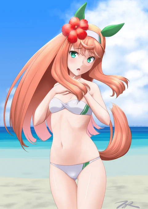 スズカさん水着 #ウマ娘プリティーダービー #ウマ娘