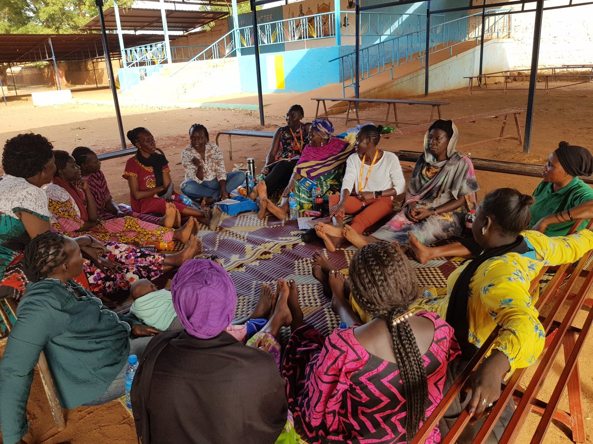 CCscov's tweet photo. @CCscov had a great conversation with the #women lead in #Emergency group-WLiE  and evaluated the cellphilms on Women's meaningful participation and leadership in decision making spaces in Wau. #women using digital #technology to  address barriers to #women's participation. https://t.co/yDWSQ8oLmX