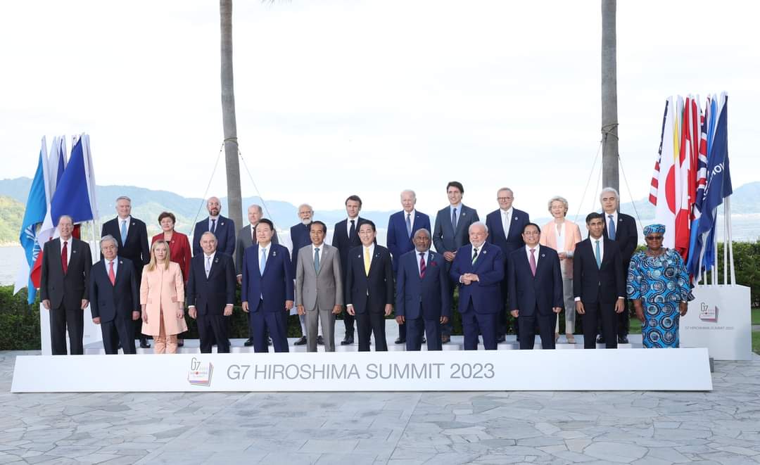 PM Narendra Modi with the leaders of G7 countries and invited partners.

#G7Summit
#G7HiroshimaSummit

PMO India #pmomodi