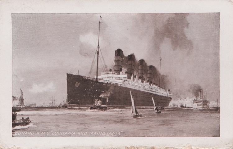 #SailAwaySunday in 1910 from Queenstown:

'Good old Ireland' to give us a smooth hour or two after a windy night. Breakfast will be ready in a few minutes. I feel quite ready for it. 

#PostedInThePast
#Genealogy