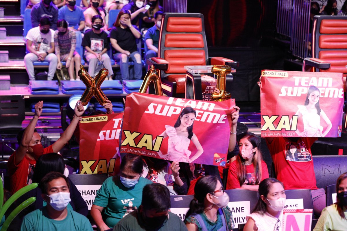 _TheVoiceKidsPH's tweet photo. ✌️ Ready na to show support ang #TeamSupreme for XAI MARTINEZ! 

Tumutok na tonight sa #TVKPH5TheFinalShowdown!  ❤️🤍

🗳️ To VOTE, go to https://t.co/2Yz25OxqKU to register!
VOTING OPENS DURING THE SHOW 
1 VOTE PER ACCOUNT PER NIGHT ONLY https://t.co/KDswMhbM30