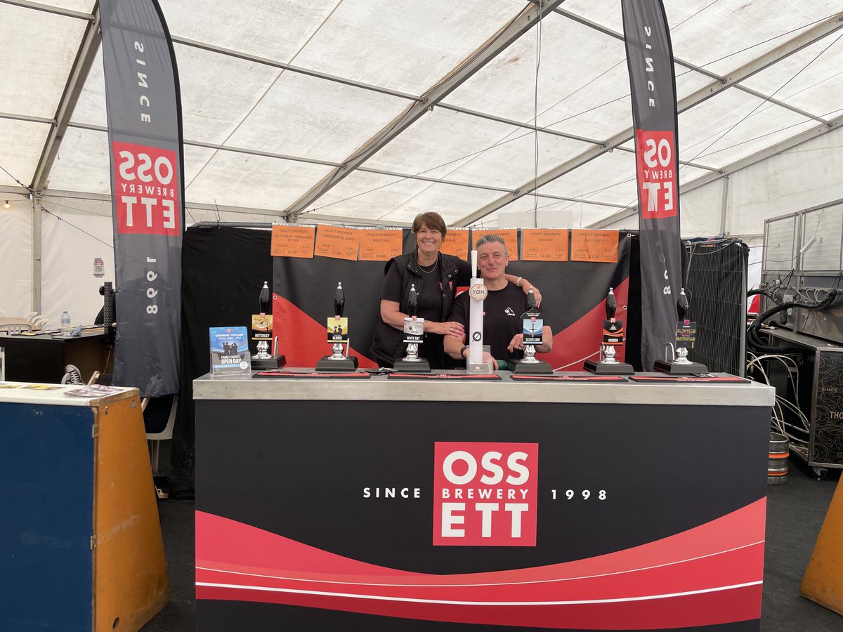 Big day on the way ⁦<a href="/RailAleFestival/">Rail Ale Festival</a>⁩ ⁦<a href="/ossettbrewery/">Ossett Brewery</a>⁩ 🍻