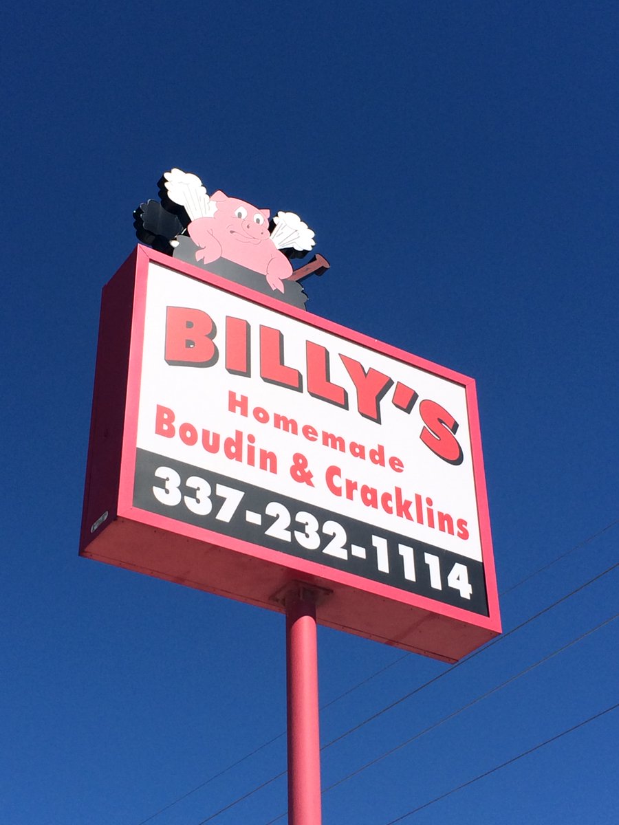 pjsyndicate's tweet photo. Shots from our 2023 Voodoo Lounge Gumbo calendar with my photos celebrating signage and more! For May we have fishing floats on a shed in Maine and our favourite US freeway food stop - Billy's - outside Lafayette on the I-10. #maine #lafayette @BillysBoudin #goddamnboudinballs https://t.co/WgoysEMlKH