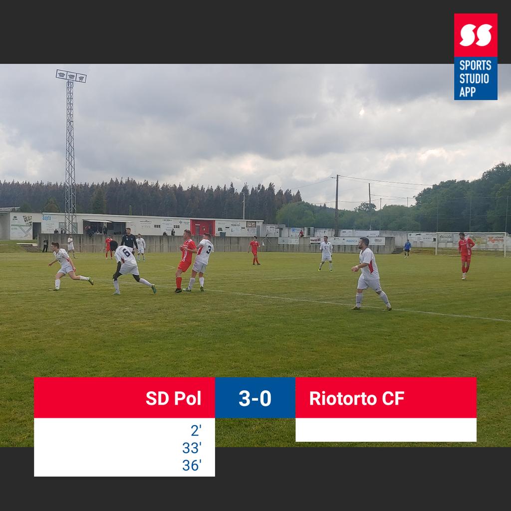 Marca de novo o Pol. 🔴🔴 <a href="/SDPOL_1979/">S.D. POL</a> 3️⃣ 🔴⚪ <a href="/riotortocf/">Riotorto CF</a> 0⃣ 🏟️⚽️🏃‍♂️💪🇮🇩 #CopaDeputación #RiotortoCF #CoaForzaDeTodoUnPobo