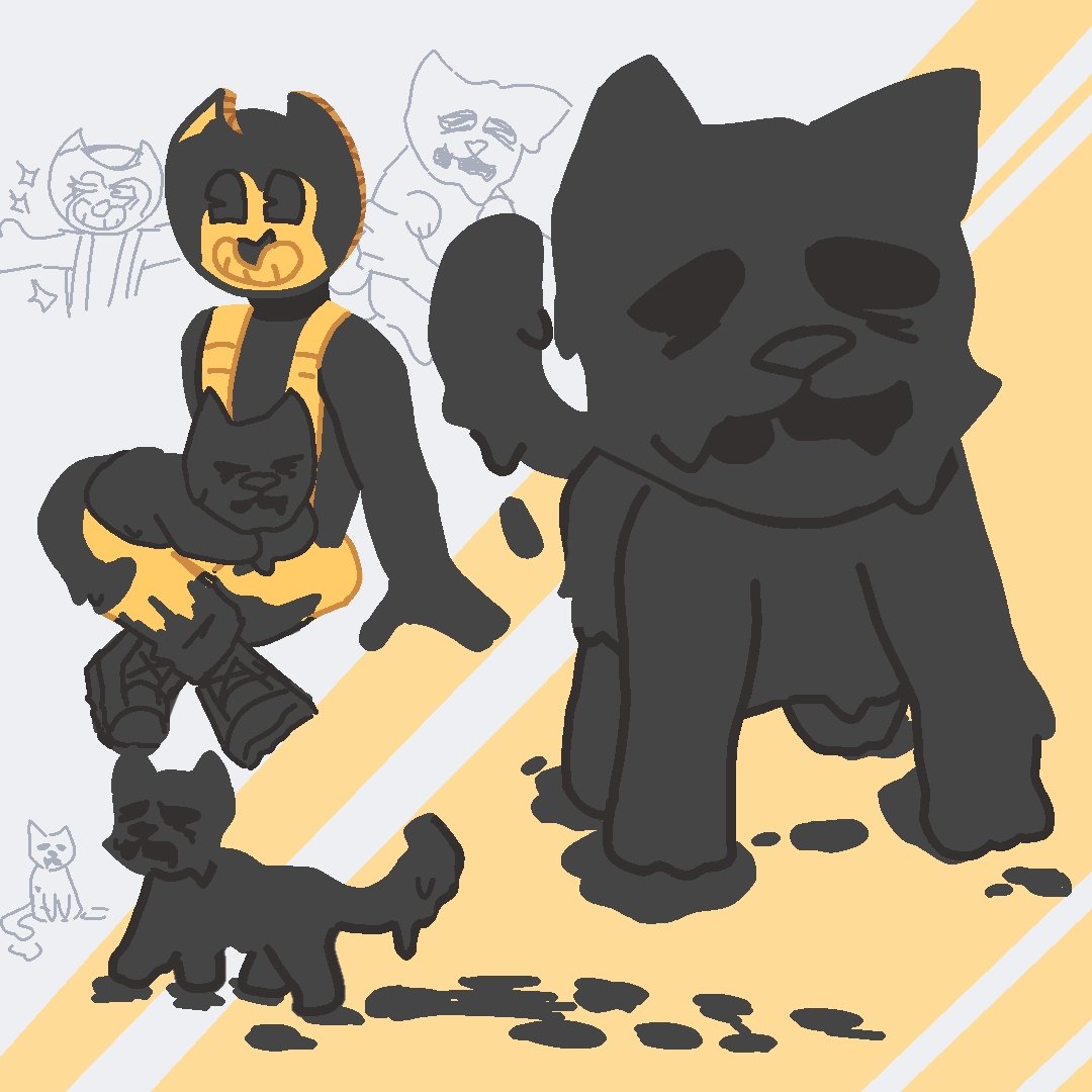 the machine created a cat??
#BENDY_AND_THE_DARK_REVIVAL #batimfanart #bendyandtheinkmachine #sammylawrence #sammylawrencefanart