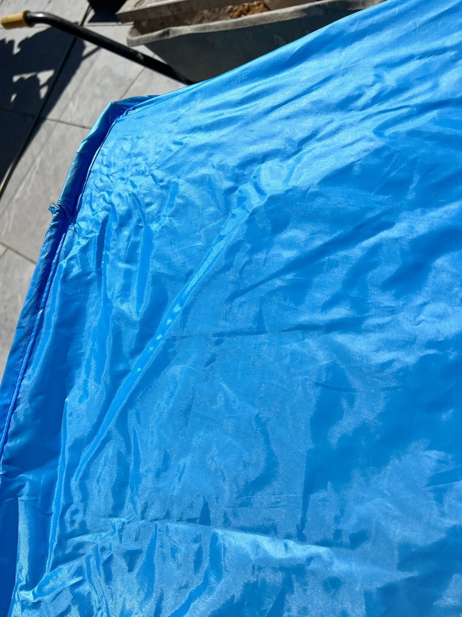 SarahDonaghey's tweet photo. @Argos_Online this is the sun tent I bought and have used once, folded it as per instructions so it fit back in the bag - just got it back out and it’s broken! I get it was only £20 but I can’t afford £20 every time we go out in the sun! https://t.co/YbjKCA7B8M