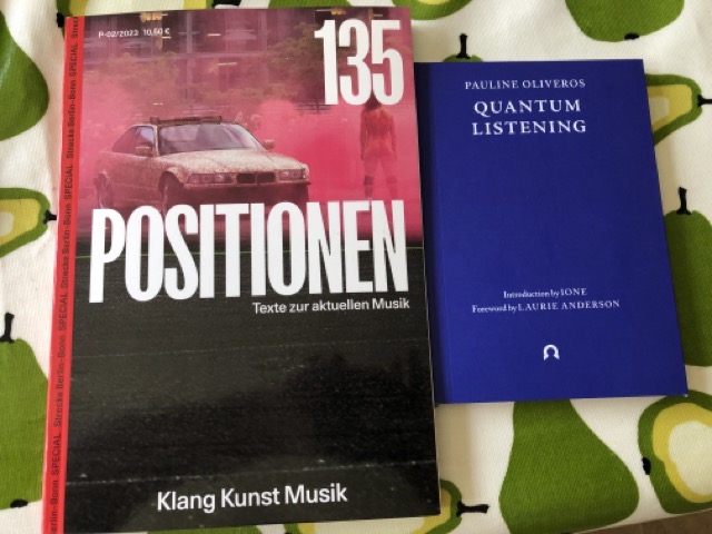 New arrivals 😊 - thanks to @PositionenMusik and @IgnotaBooks