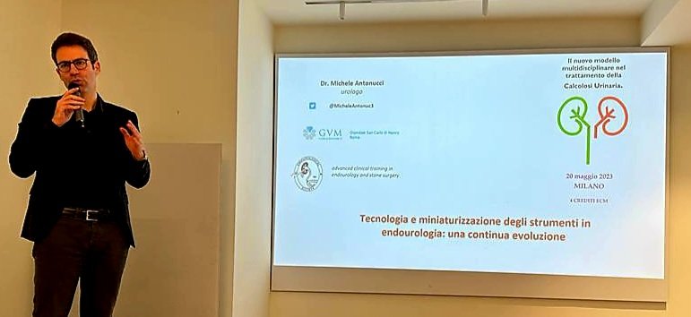 Michele Antonucci (@micheleantonuc3) on Twitter photo Today in Milan speaking to general practioners and young urology residents about new technologies in endourology.
Honored to share basic endourological culture, with <a href="/MatteoVittori/">Matteo Vittori</a> <a href="/martasignoretti/">Marta Signoretti</a> Today in Milan speaking to general practioners and young urology residents about new technologies in endourology.
Honored to share basic endourological culture, with <a href="/MatteoVittori/">Matteo Vittori</a> <a href="/martasignoretti/">Marta Signoretti</a>