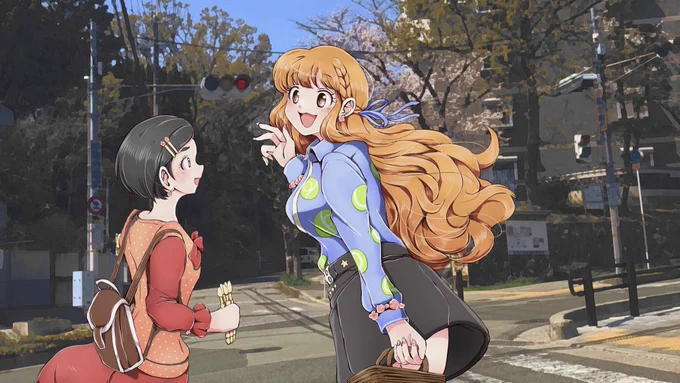 アルバム出すの1年後の予定なんですが、こんな感じで16:9の画角で収録曲に対応した絵を新規描き下ろしで全曲分描く予定。全部で21曲分の絵を描く予定なのであと18枚だ(気が遠い)。