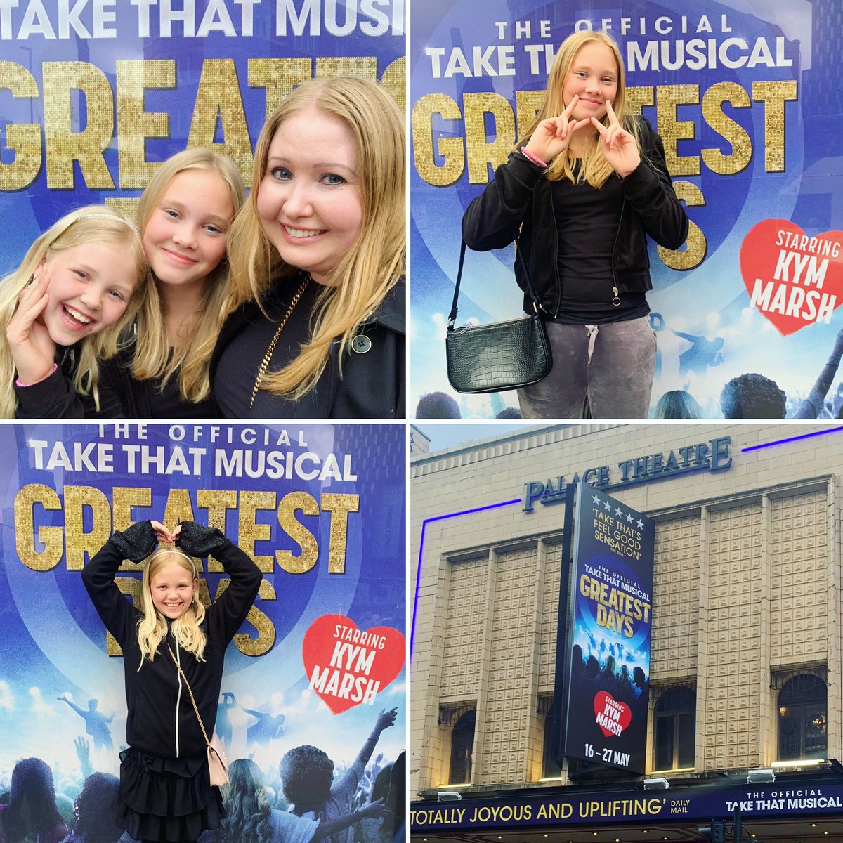 Me &amp; my girls loved ❤️ #GreatestDaysMusical
<a href="/Greatest_Days/">Greatest Days</a> <a href="/PalaceAndOpera/">Palace & Opera Mcr</a> <a href="/takethat/">Take That</a> <a href="/GaryBarlow/">Gary Barlow</a> <a href="/HowardDonald/">Howard Donald</a> <a href="/OfficialMarkO/">Mark Owen</a>