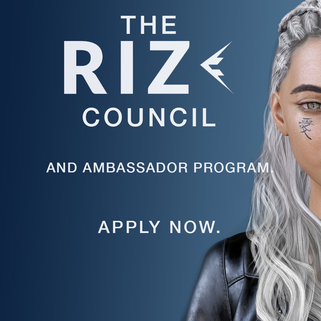 RIZE (new page in Bio)๐ (@rizecnft) on Twitter photo Our new Rize Council and Ambassador program is live.
Ready to take the next step with us and rize? Our new Rize Council and Ambassador program is live.
Ready to take the next step with us and rize?