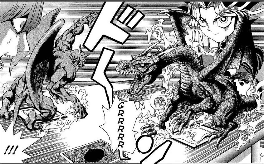 EuroF3R's tweet photo. Día 4 luchando por lo justo #YuGiOhMangaEsp y os lanzo otra una curiosidad:

¿Sabías que…? En anime vemos que Yugi,antes de conseguir el disco de duelo,se enfrenta en grandes escenarios con grandes proyectores, en cambio en manga están sentados en una mesa común. https://t.co/kIYs1BDPEx