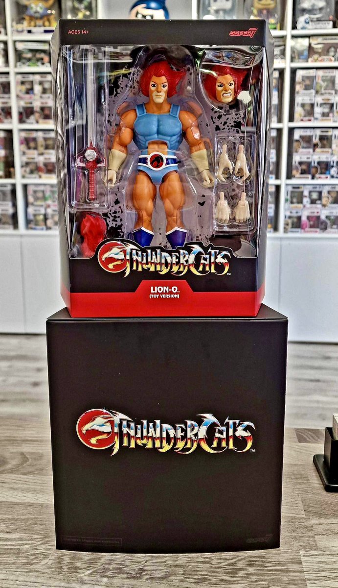 🦁ThunderCats, HO!🦁

This 7-inch scale highly articulated ThunderCats ULTIMATES! figure of Lion-O is inspired by the vintage toy line and includes multiple interchangeable heads and hands, a red claw shield, plus the red Sword of Omens. 

Upgrade your childhood collection TODAY!