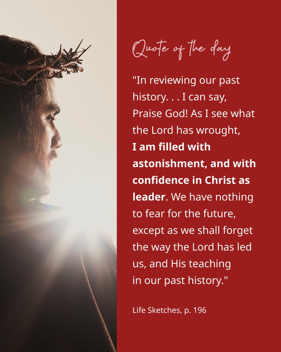 We praise God for how He has led His Church. We can trust Him for the future.