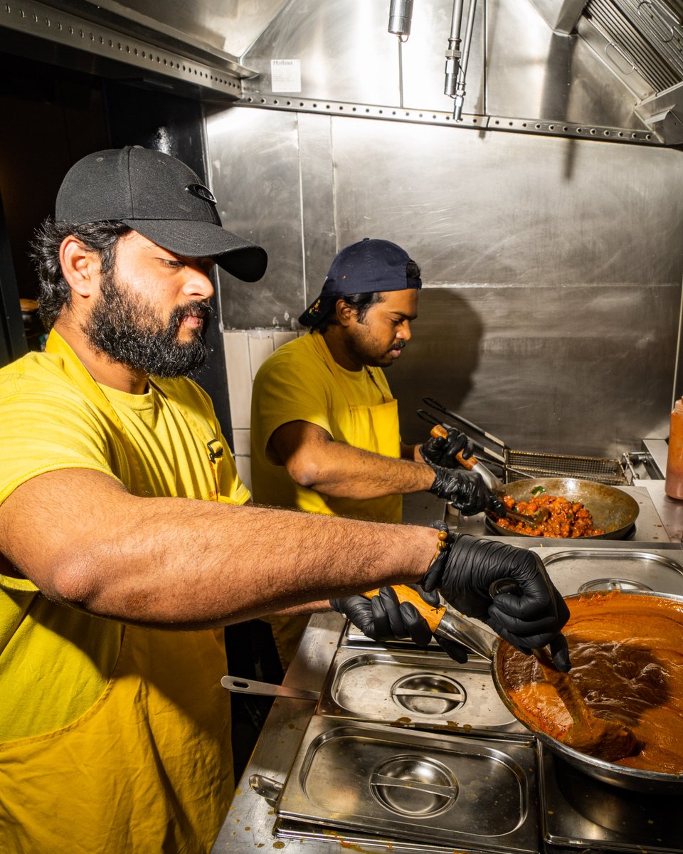 Dream team at work.

During a time when shortages are rife in hospitality, we are thankful for our amazing team. If you would like to be part of our team please send your cv to info@curryonnaanstop.com