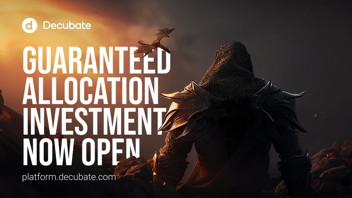 —

🔥 Eldarune's Guaranteed Allocation Round is OFFICIALLY OPEN! 🎉

⏳ Only 8hrs left. Time is of the essence!

🔗 bit.ly/45ddSfZ

⭐️ Allocation: 10% TGE, 8 months vesting (3 months cliff)
🛡️ Grace Period: 24 hours from TGE
💲 $0.0125 per $ELDA, $75k total allocation

—