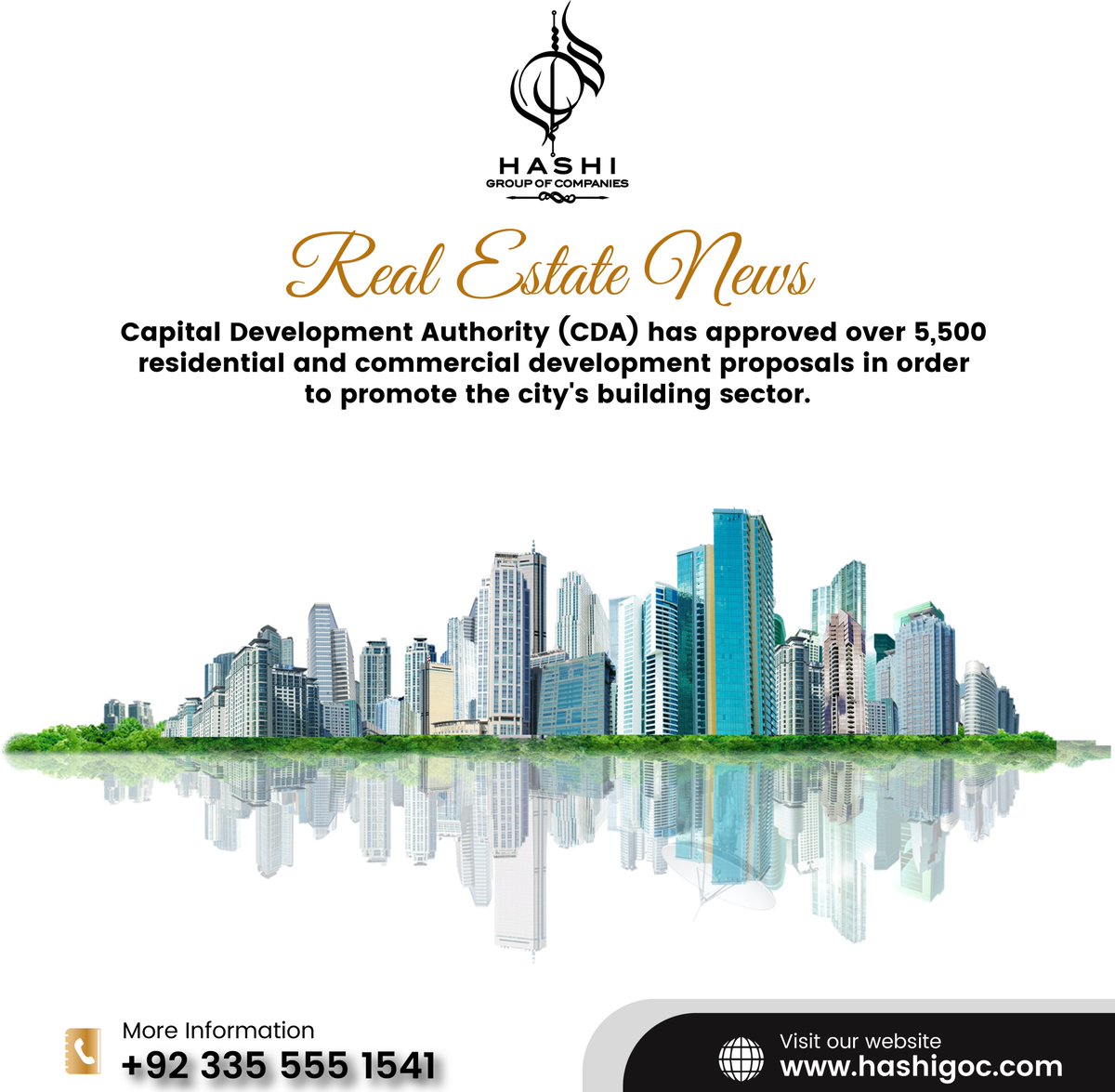 hashi_goc's tweet photo. Capital Development Authority (CDA) has approved over 5,500 residential and commercial development proposals in order to promote city's building sector.
Contact us at 0335-5551541
Website: https://t.co/6E0JeZ3O5n
#hashigoc #iamhashi #dreamhome #investmentopportunity https://t.co/gTz5Os1PUB