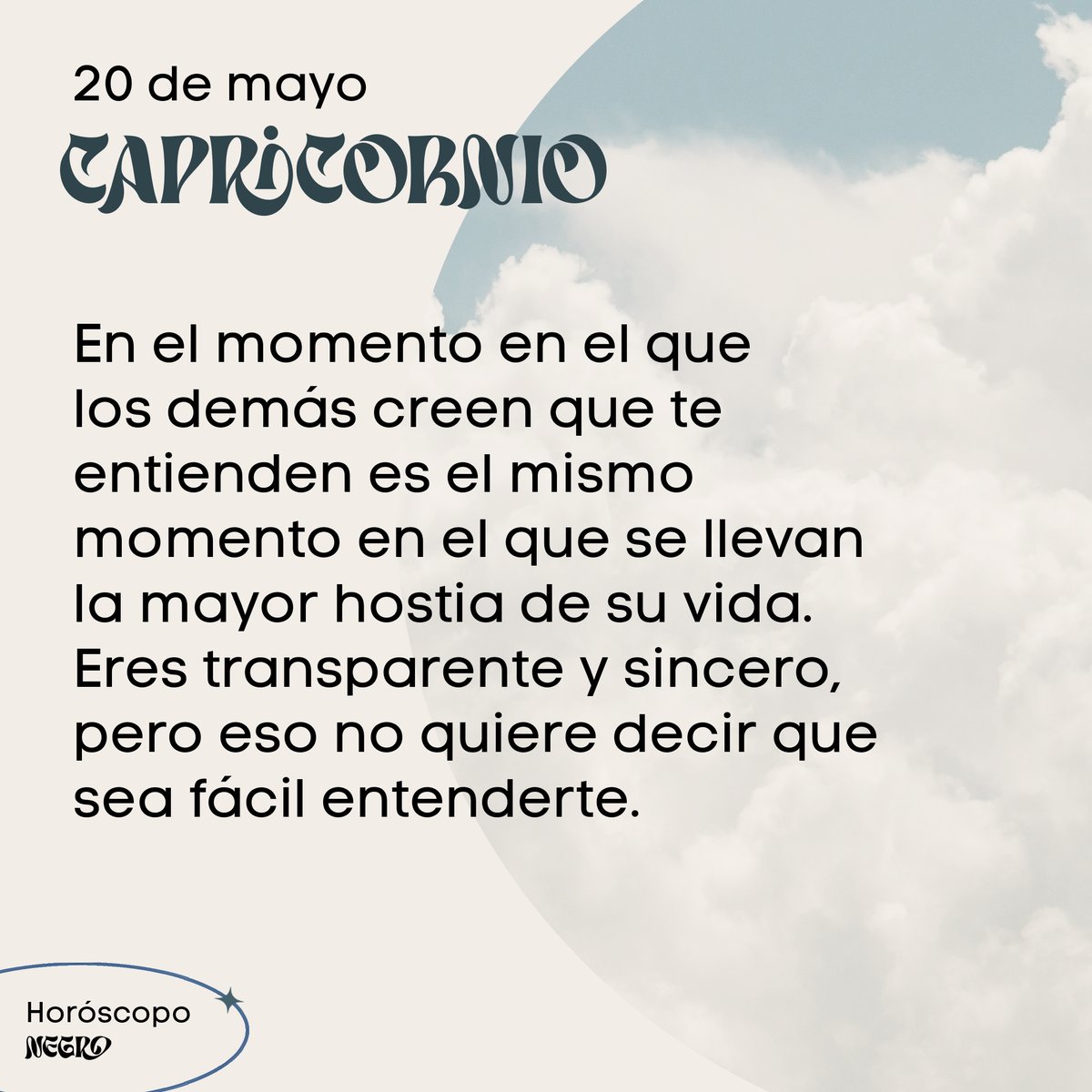 capricornio_hn's tweet photo. El horóscopo diario del 20 de mayo para Capricornio 🔮♑ Lee completo aquí: https://t.co/b17KshnXdD https://t.co/26jGjVOpxc
