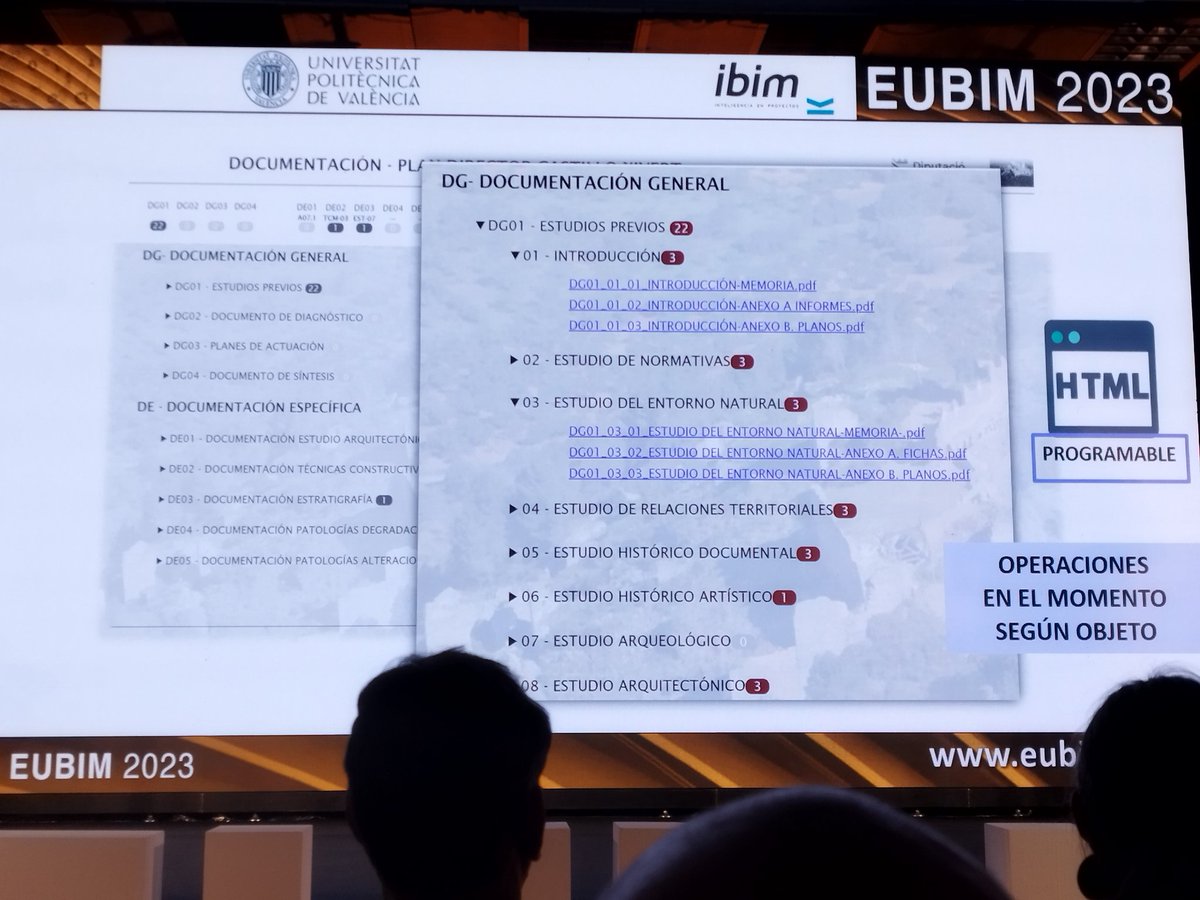 <a href="/ibimconsulting/">ibim Building Twice SL</a> ha desarrollado el plan director del castillo de xivert combinando el modelo #IFC con documentación externa vinculada al modelo #eubim2023