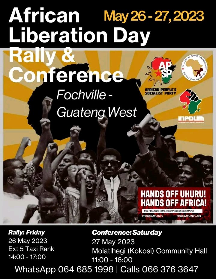 Sankara771's tweet photo. African Liberation Day for Southern Africa Region!
#InPDUM #AAPDEP #APSP #AfricanInternationalism
The struggle continues... https://t.co/hFb1XchhiH