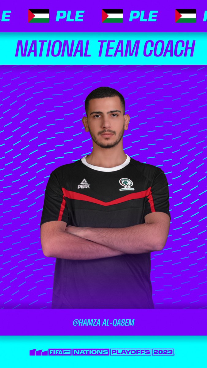 pal_esports's tweet photo. Our Palestinian e-National team for
 FIFAe Nations PlayOffs 2023 https://t.co/685b8ebJMM