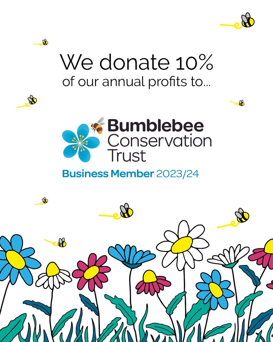 TODAY is World Bee Day! 🐝 🐝​​​​​​​​
​​​​​​​​
We wanted to celebrate &amp; let you know that we are donating 10% of our annual profits to the Bumblebee Conservation Trust - our 2nd year supporting this amazing charity.​​​​​
​​​​​​​​
@bumblebeeconservationtrust