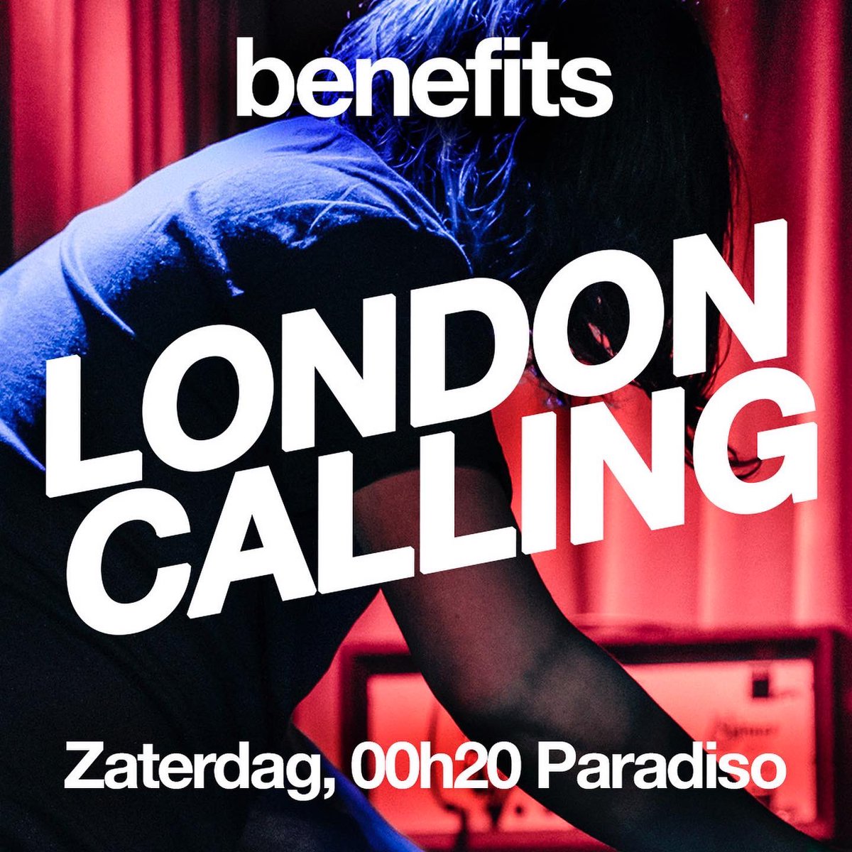 Benefits (@benefitstheband) on Twitter photo AMSTERDAM TONIGHT! We’re on at 00h20 at <a href="/ParadisoAdam/">Paradiso Amsterdam</a> for <a href="/LondonCallingNL/">London Calling</a>. So many other brilliant acts on including <a href="/babaalimusic/">BABA ALI</a> and <a href="/enolagay_band/">ENOLAGAY</a>.
Rotterdam was fun last night, cheers to <a href="/MyeTaai/">Mye_Taai</a> for supporting. AMSTERDAM TONIGHT! We’re on at 00h20 at <a href="/ParadisoAdam/">Paradiso Amsterdam</a> for <a href="/LondonCallingNL/">London Calling</a>. So many other brilliant acts on including <a href="/babaalimusic/">BABA ALI</a> and <a href="/enolagay_band/">ENOLAGAY</a>.
Rotterdam was fun last night, cheers to <a href="/MyeTaai/">Mye_Taai</a> for supporting.