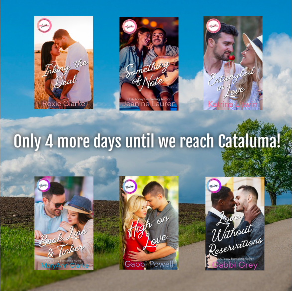 Coming on the Road Trip?  Want to know more about the destination? Check out the Cataluma Series Page! geni.us/Cataluma  Only 4 days to go until the first book drops!  #Cataluma #ReadingRomance