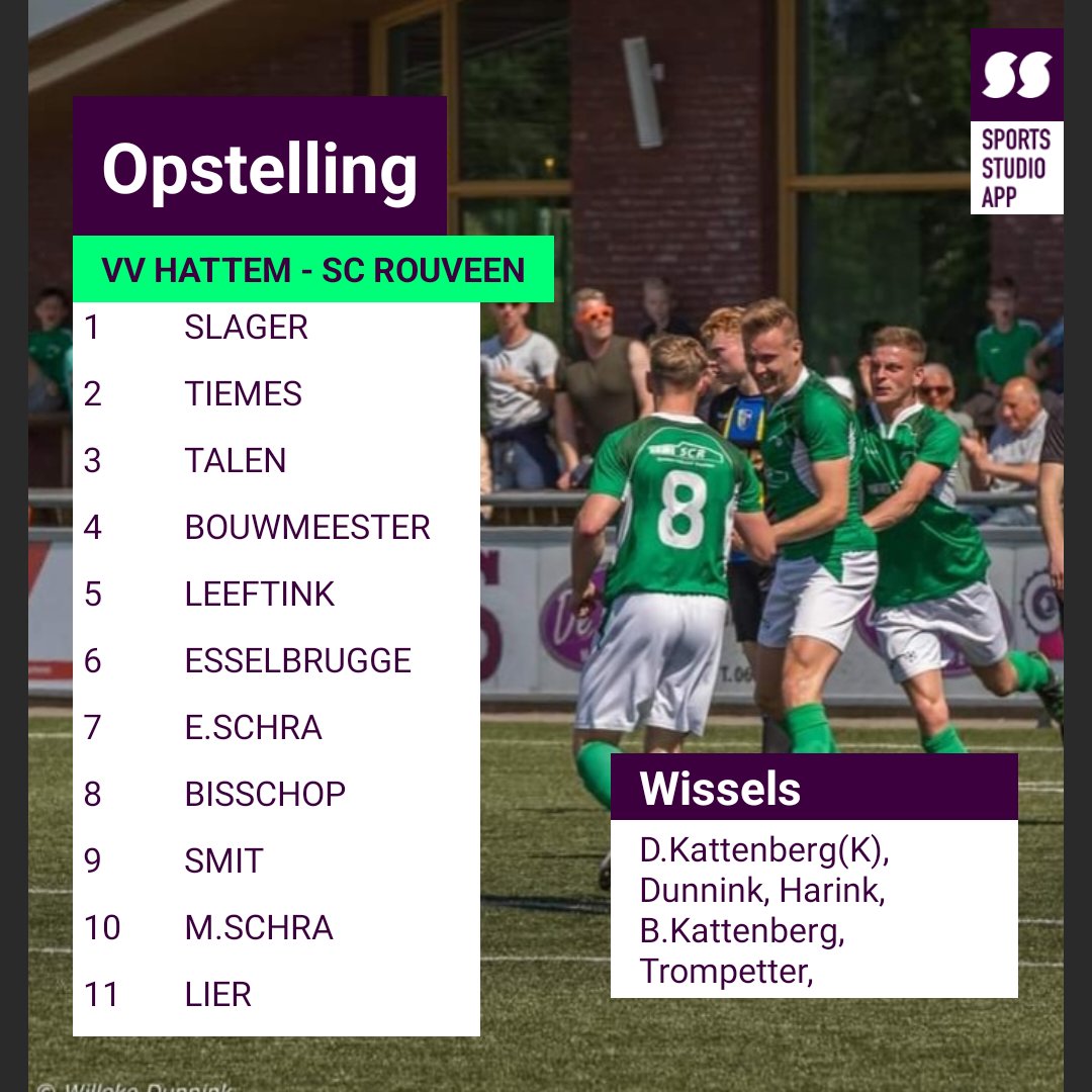 scrouveen's tweet photo. We reizen af naar VV Hattem, waar Willem-Jan Talsma voor dezelfde 11 namen kiest als vorige week #hatrou https://t.co/VBFv7zaj4w