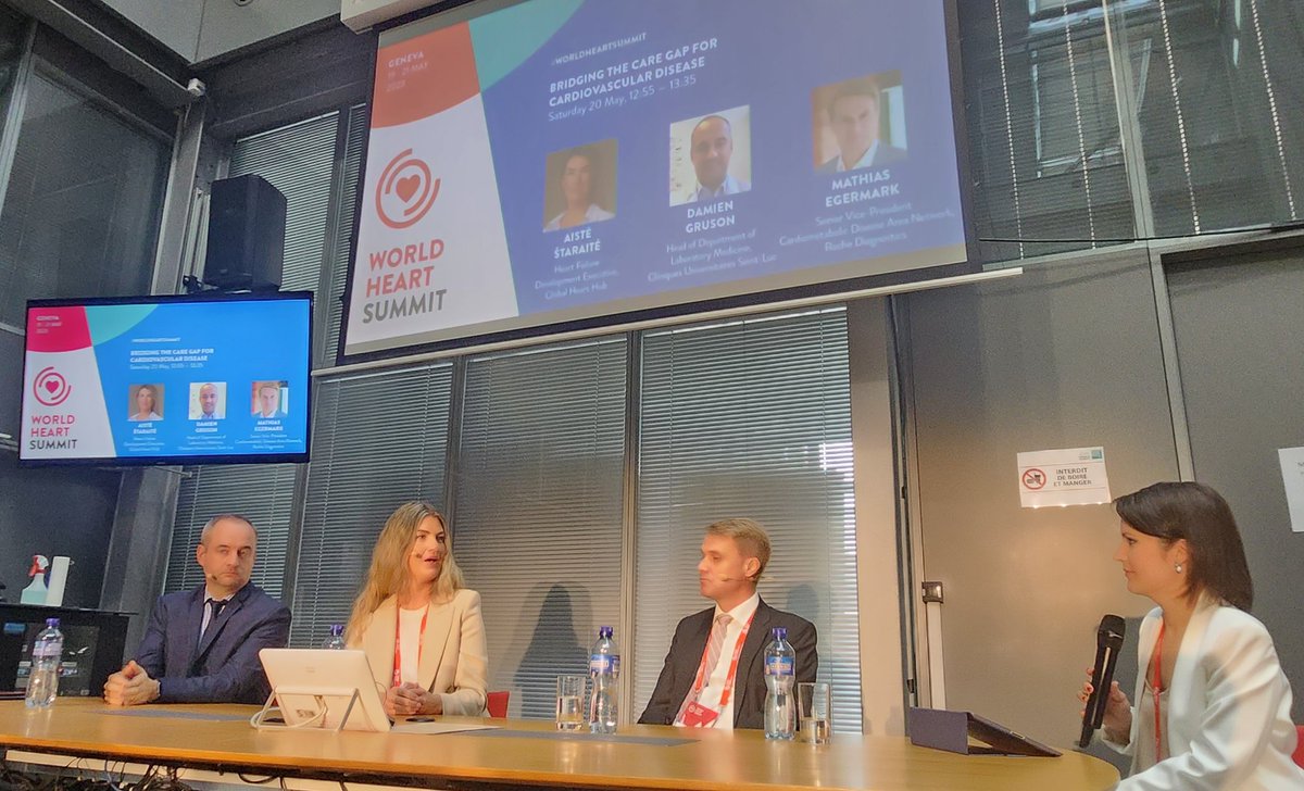 jletwit's tweet photo. @AisteStaraite was diagnosed with #heartfailure at 29 in the emergency room like 80% of the patients. How can we do better and earlier?
#WorldHeartSummit @RocheDia https://t.co/vgpHTwMIig