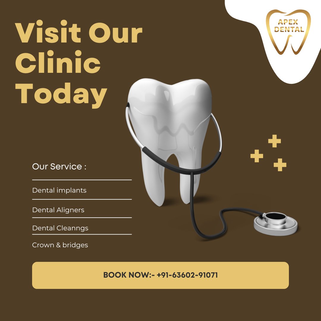 Are you looking for Best Dental Clinic  Here- APEX DENTAL

Book Now:- 📲 +916360 291071
#apexdental #dentaltip #dentalhealth #dentalcare #dentaltreatment #dentalsmile #dentalworld #bestdental #dentalimplants #dentalaligners