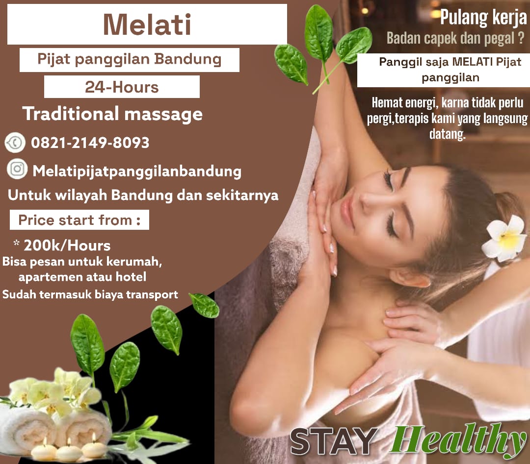 MelatiPijat's tweet image. Kaget banget dengan menikmati terapi pijat tradisional, pikiran jd segar dan tubuh pun bugar kembali. 

#terapispijat #pijatbandung #massagebandung