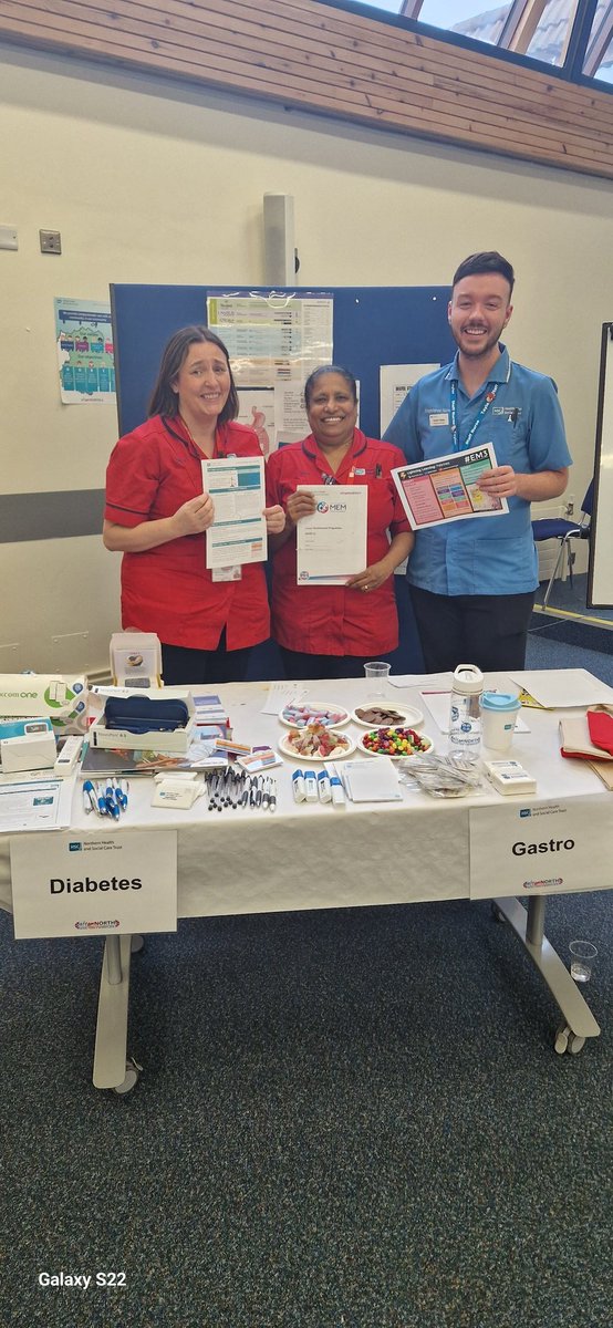 GAllen2102's tweet photo. Come and say hello at the @NHSCTrust recruitment day 👋 lots of info available, exciting opportunities for a great place to work and we want you to be a part of it, lovely to see all the students  #COE #parkinsons #frailty #stroke
@guidote_althea @LauraMcCloy2 @millarwilson https://t.co/N4p4ytoYQR