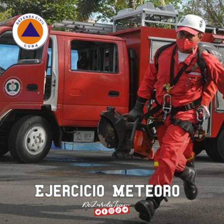 La participación en el Ejercicio Meteoro 2023 garantiza el éxito de una buena temporada ciclónica.

El pueblo y las fuerza de la Defensa Civil en función de evaluar vulnerabilidades para disminuir los daños ante posibles catástrofes.

#CubaSalva 
#DefensaCivil
@DefendiendoCuba