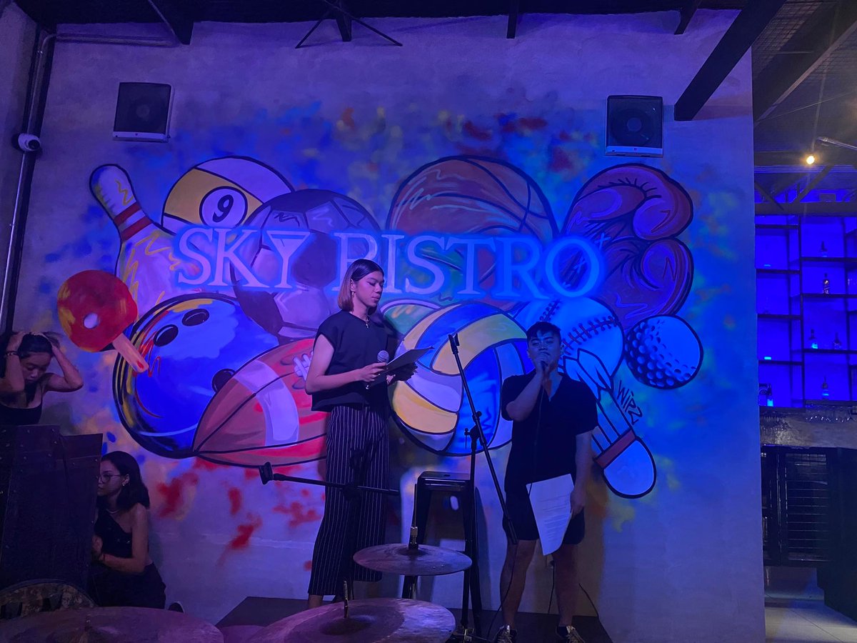 upbabaylan's tweet photo. HAPPENING NOW: At the epicenter of intergalactic fun, UP Babaylan culminates #IDAHOBIT2023 with the #HereForQueers Benefit Concert: An Interstellar Night. 🌟

With drag queens, and breathtaking looks and performances at the lineup, this is surely a night you won’t forget! ✨ https://t.co/xWxyRpeSTW