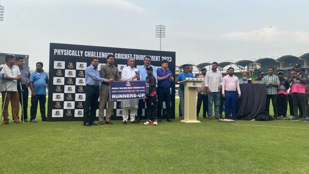 Physically Challenged Cricket Tournament 2023 organized by Bangladesh Cricket Board at Sheikh Hasina International Cricket Stadium, Purbanchol, Dhaka, Bangladesh.

#ICCPC #DisabilityCricket #DisabilityTwitter #DisabilityInclusion